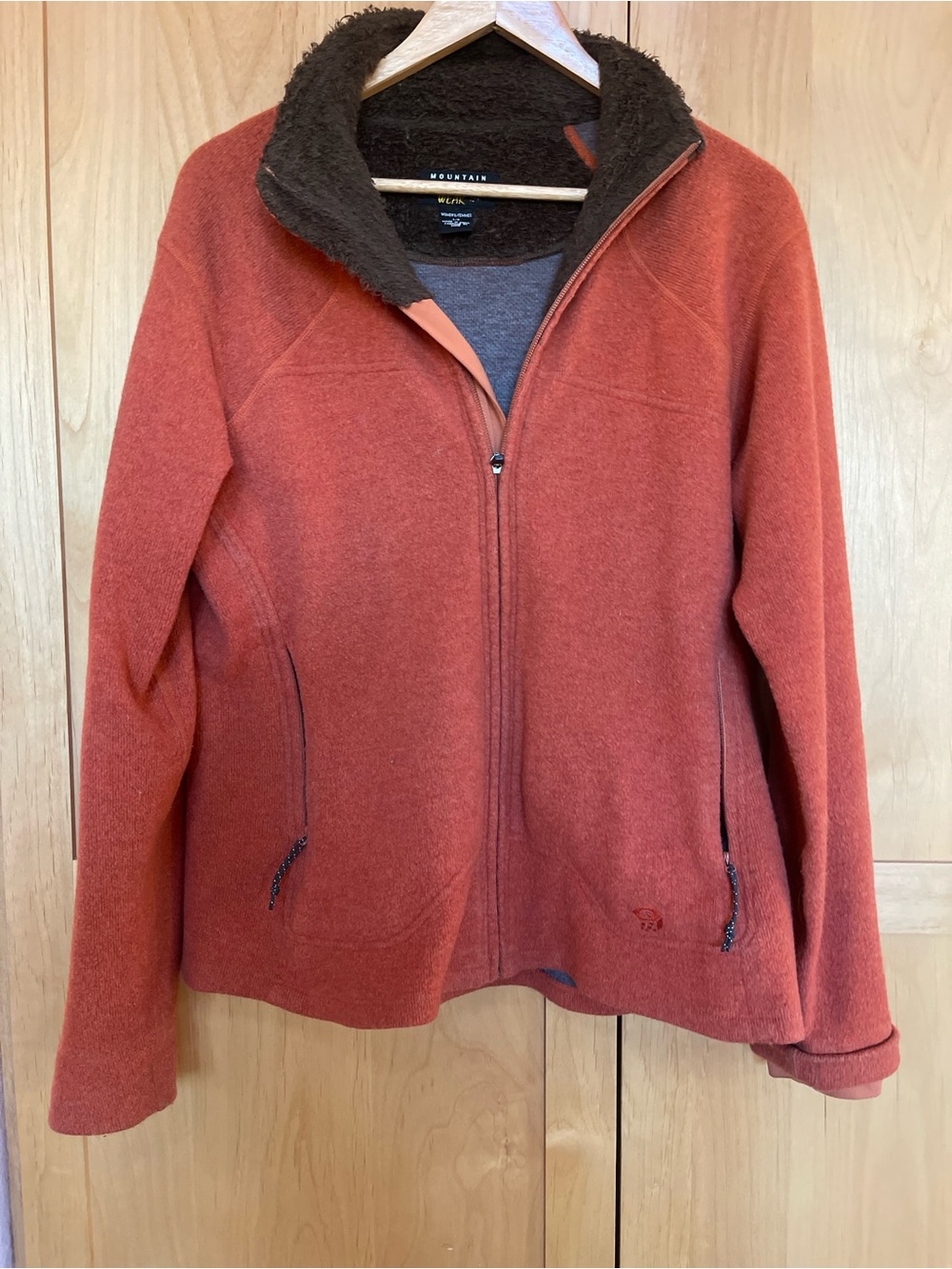 Mountain Hardwear Women's Rust Zip Teddy-Lined Jacket